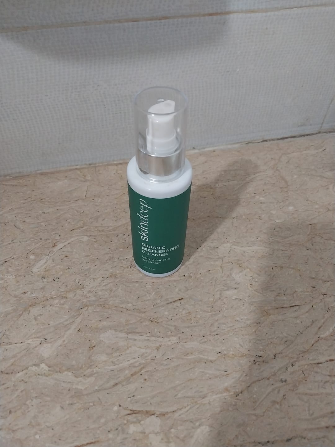 Customer photo review of ORGANIC REGENERATING FACE WASH - Daily Cleansing Treatment