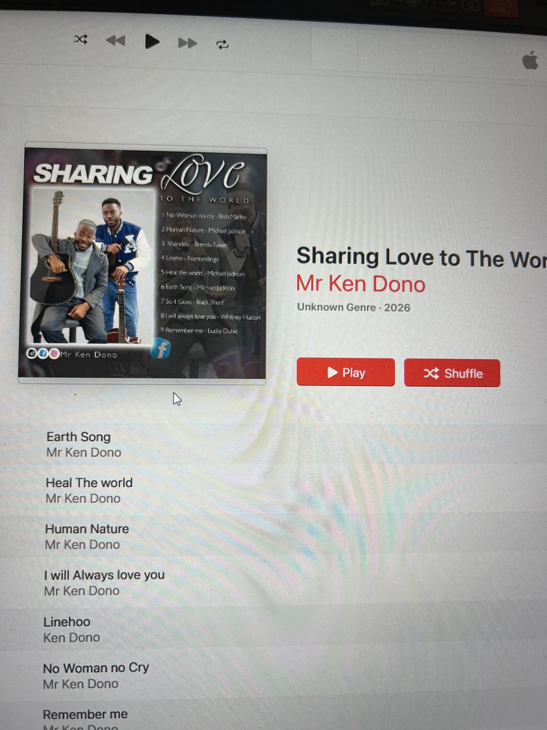 Customer photo review of Sharing love to the world_Album