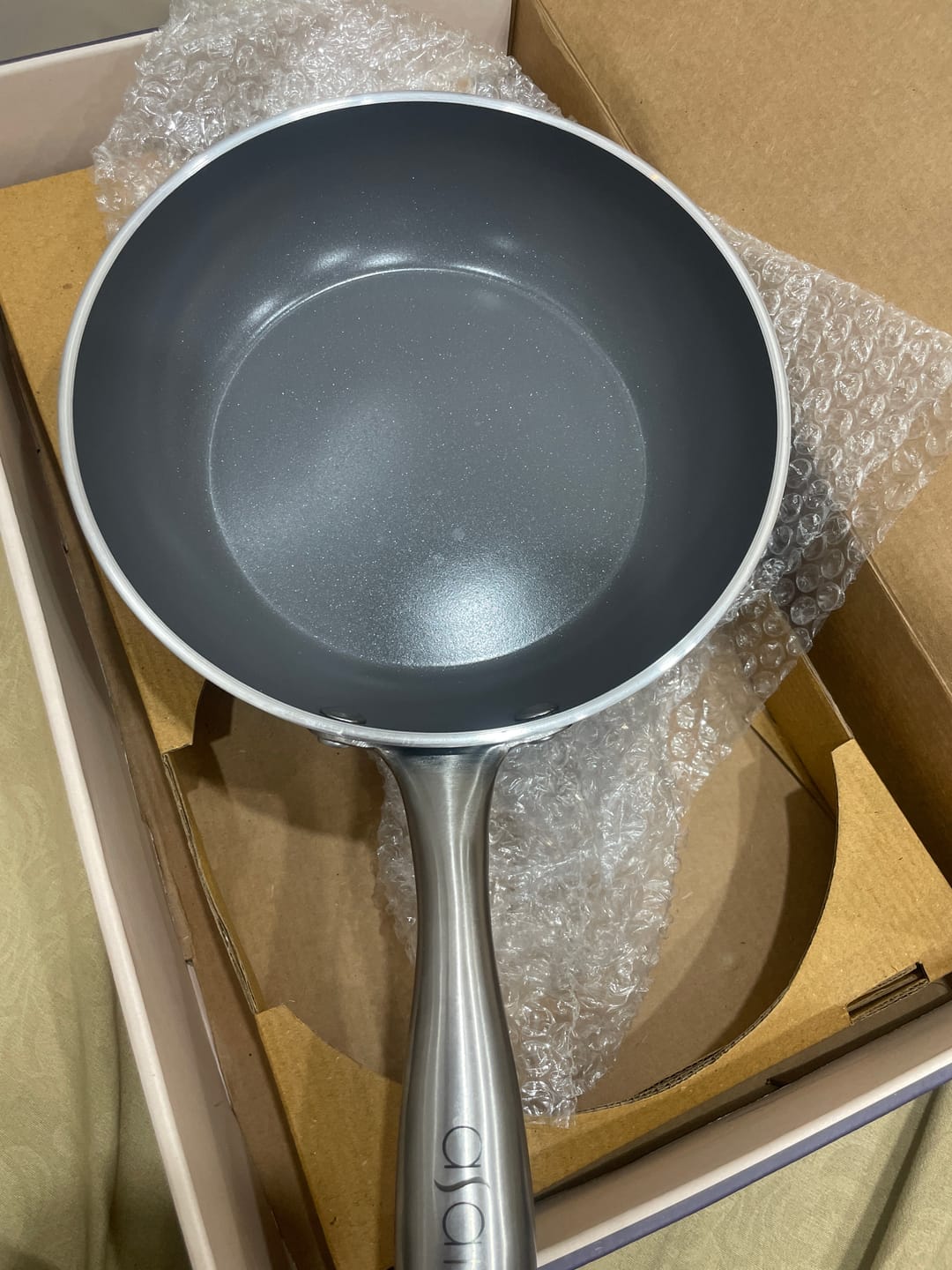 Customer photo review of Ceramic Mini Frying Pan  (20cm)