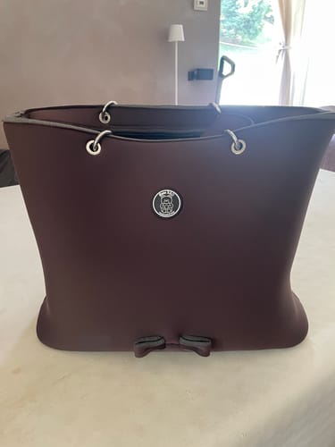 Customer photo review of Borsa Shopping Greta con Catena (Brown)