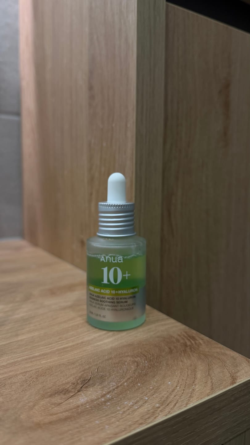 Customer photo review of Serums ar azelaīnskābi Anua Azelaic Acid 10 Hyaluron Redness Soothing Serum