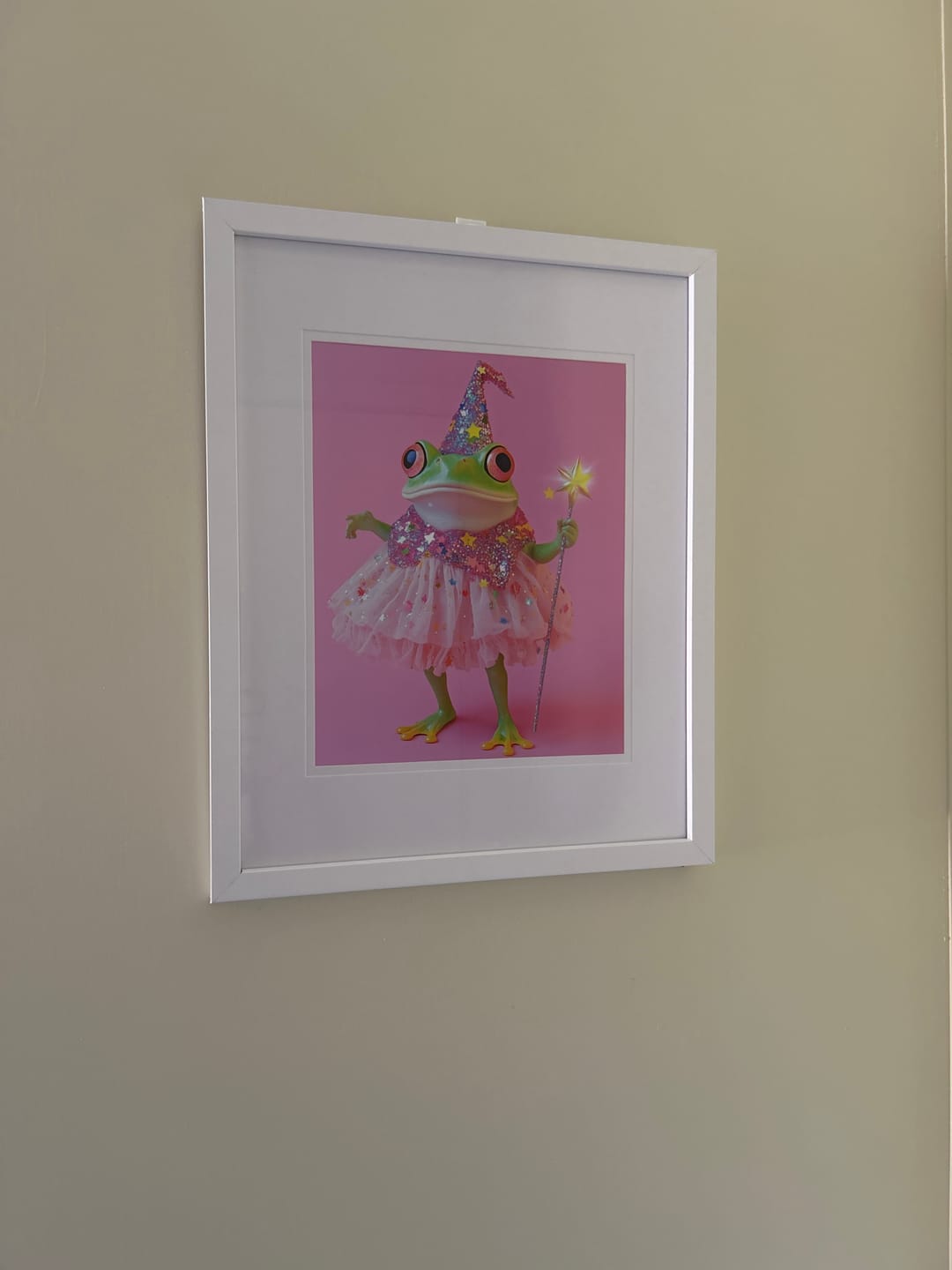 Customer photo review of Wizard Frog Print