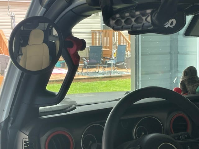 Customer photo review of A-PILLAR SIDE MIRRORS Set FOR 2018 - 2023 JEEP WRANGLER JL & GLADIATOR - CMM OFFROAD