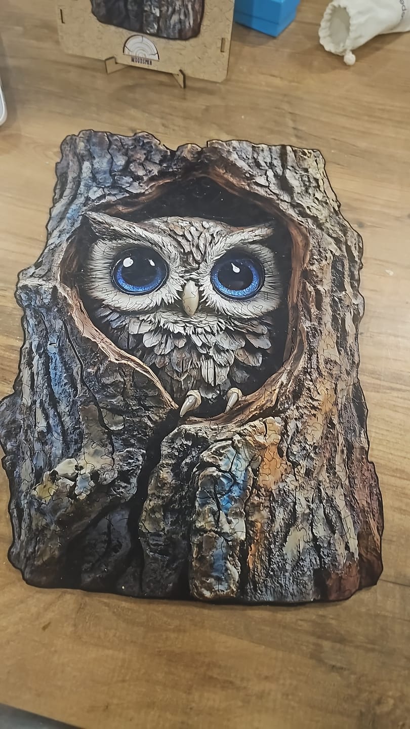Customer photo review of Kadim Baykuş - Ahşap Puzzle