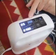 Customer photo review of Concentratore di ossigeno portatile VARON VP-2, 93% concentrazione di ossigeno