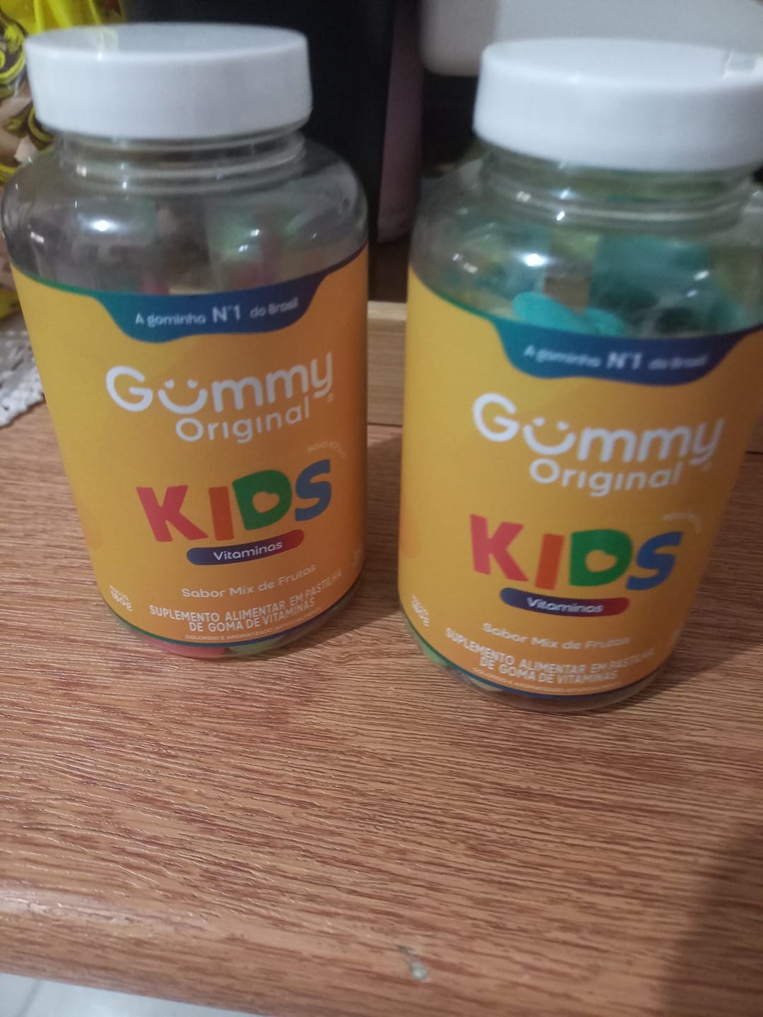 Customer photo review of Gummy Kids Vitamin® - Mix Frutas 180 g
