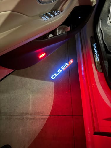 Customer photo review of MERCEDES DOOR LIGHTS