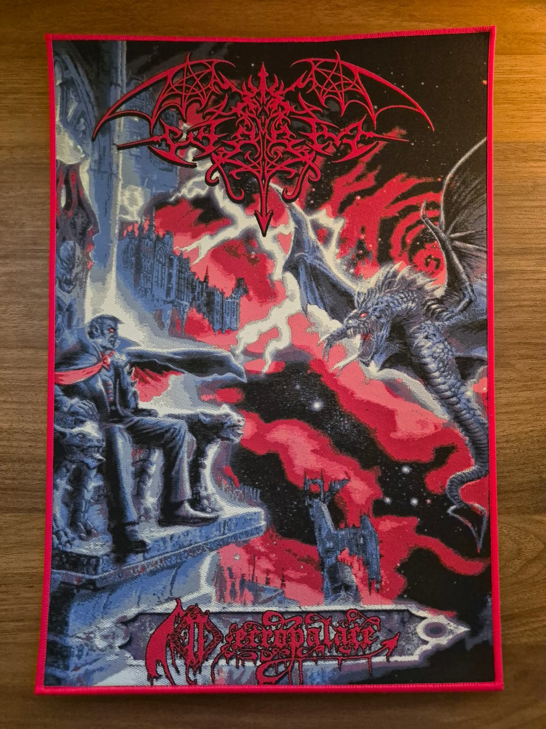 Customer photo review of Worm - Necropalace - Backpatch