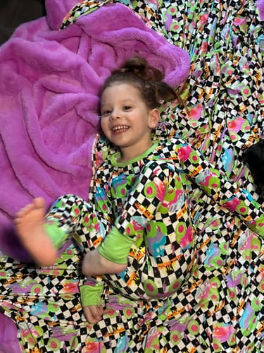 Customer photo review of Ready, Check, Glow Two-Piece Long Sleeve Jammies