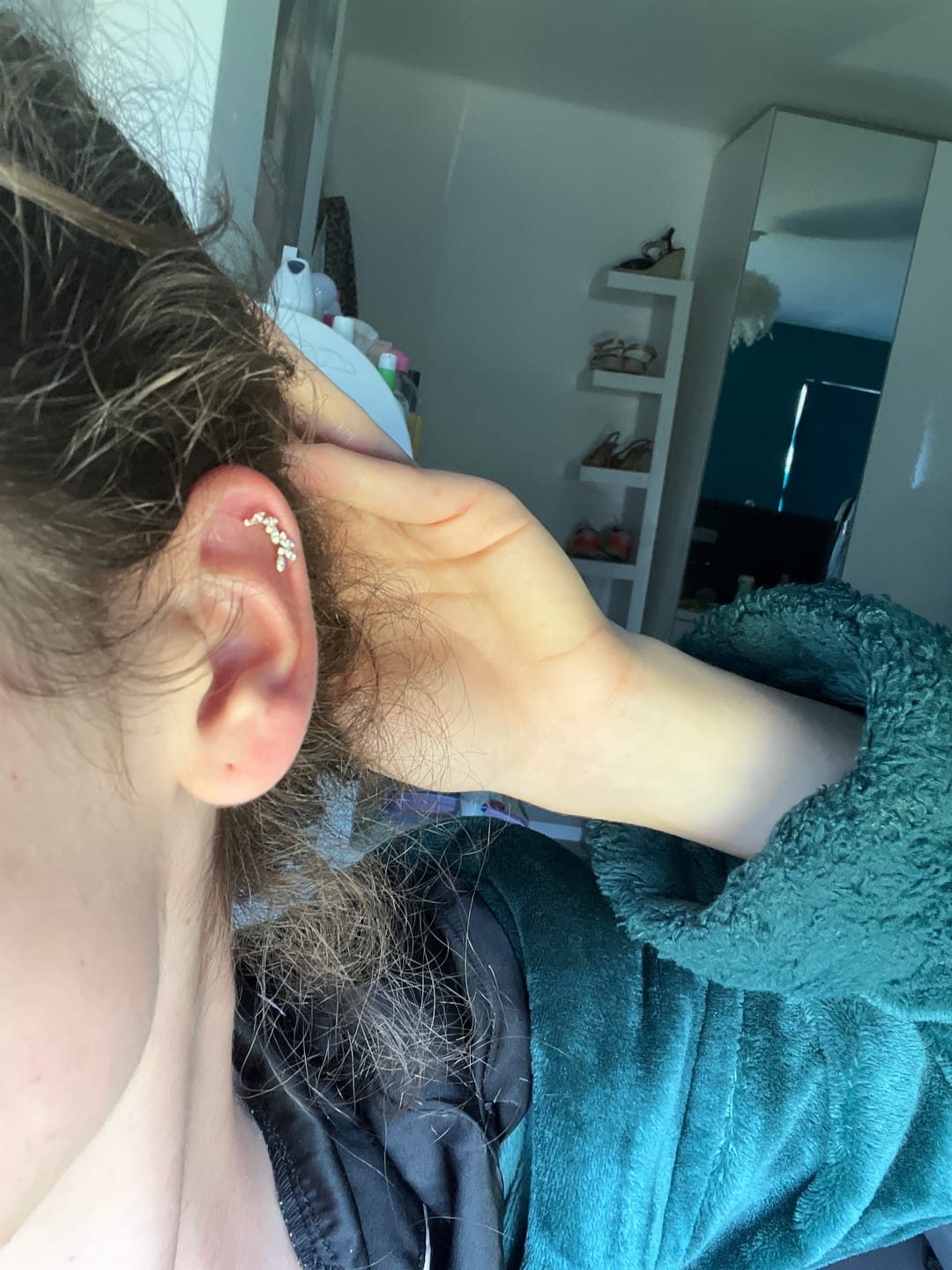 Customer photo review of Climbing ivy flatback gold