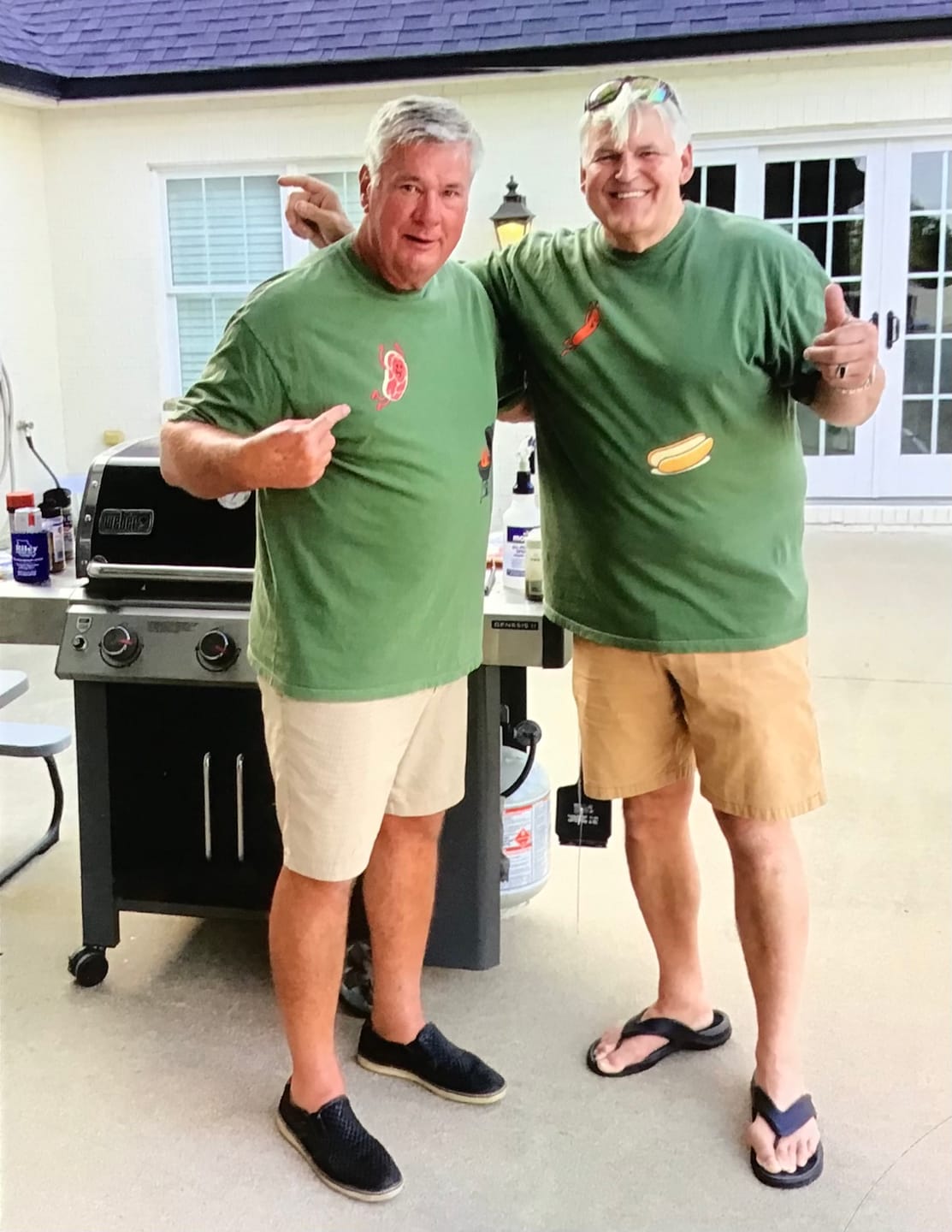Customer photo review of Hotdog Dive — Premium Tee