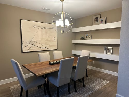 Customer photo review of White Minimalist Painting #ABAV181