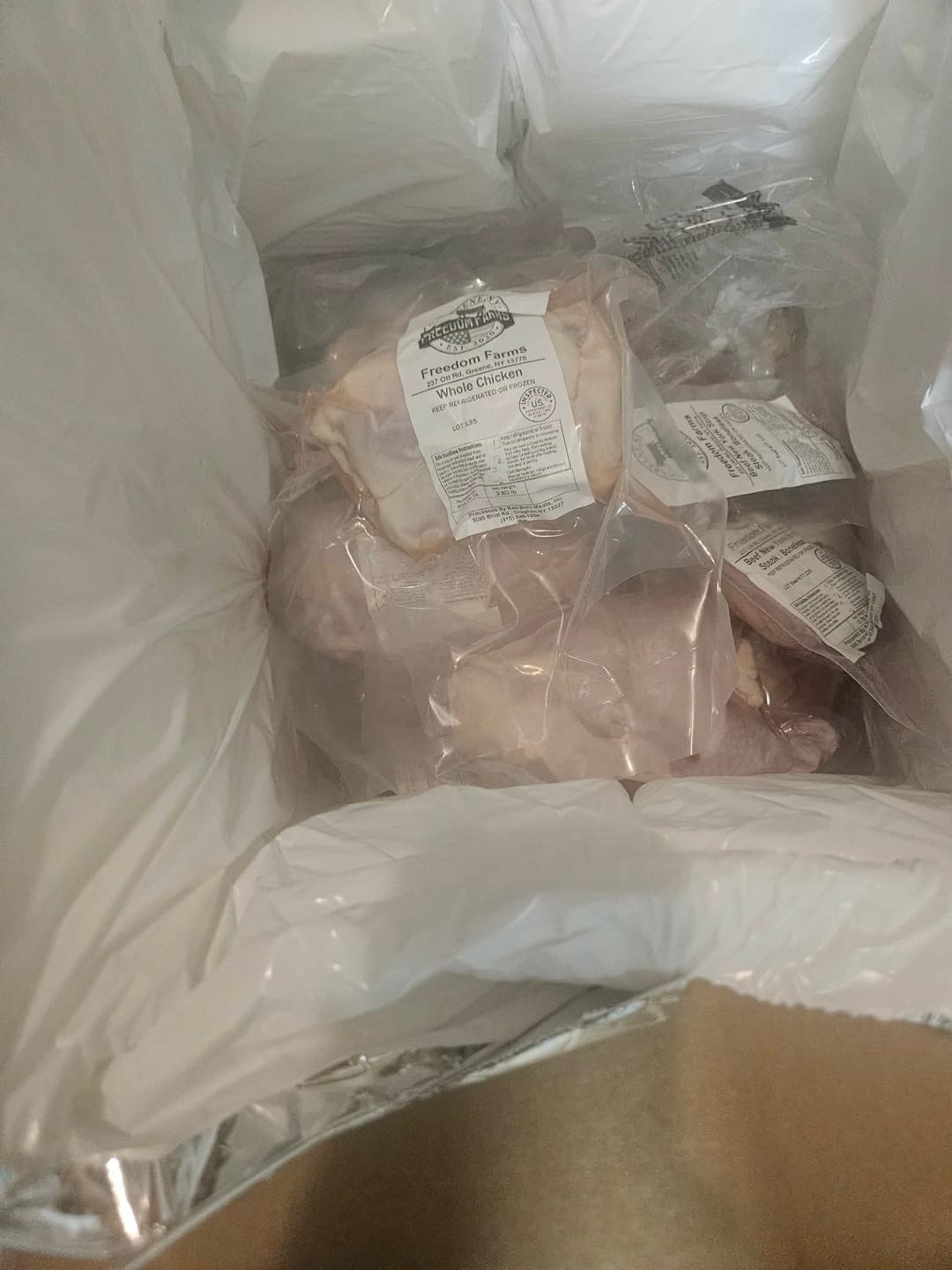 Customer photo review of Steak Grill Packs - NEW YORK STRIP