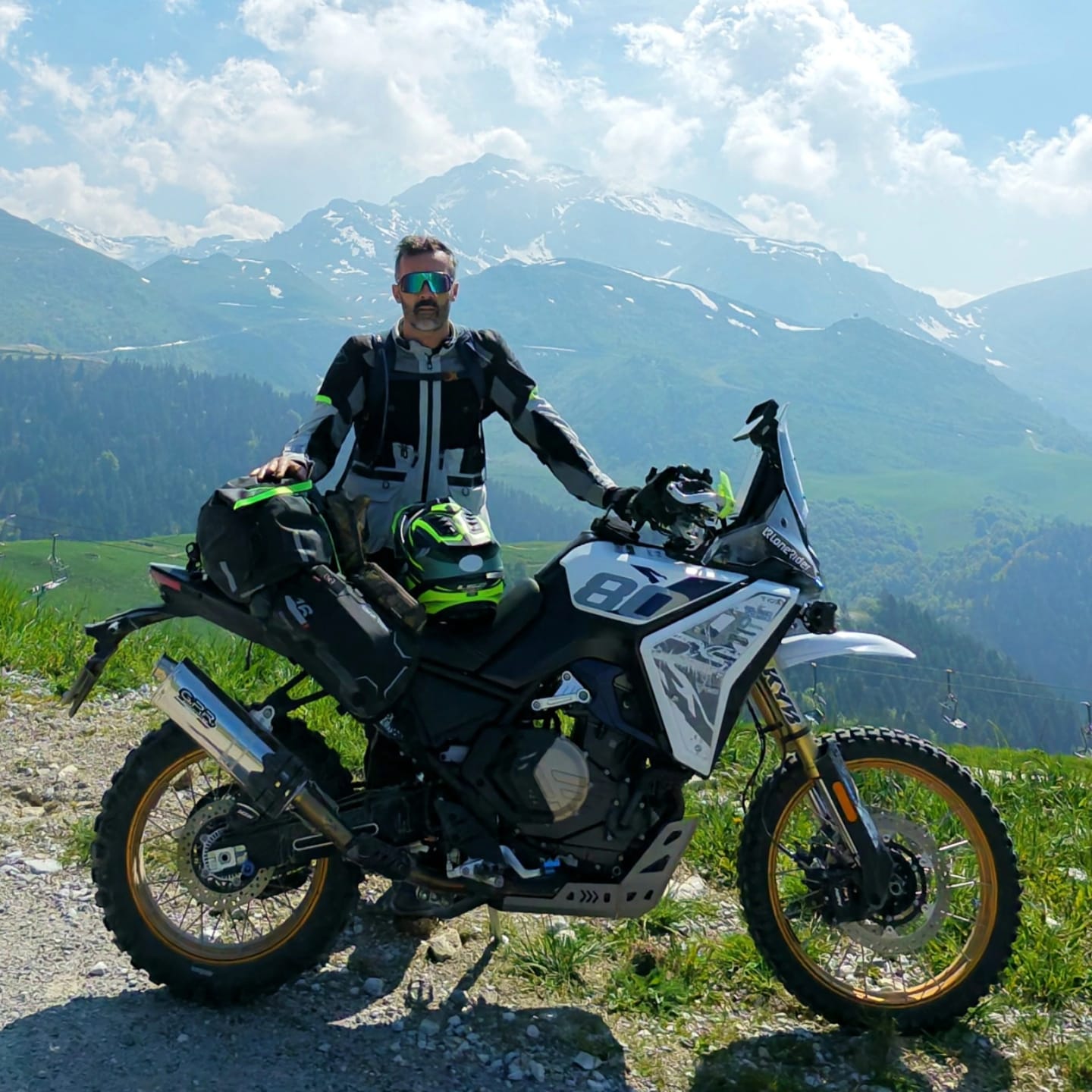 Customer photo review of ADVBags 16 – Rackless Saddle Bags