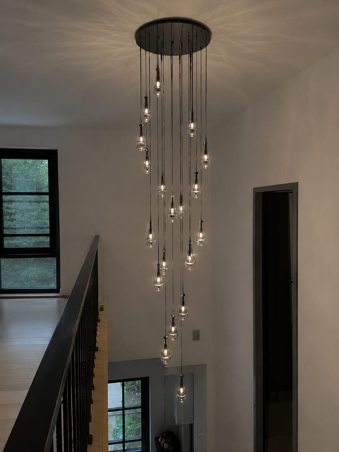 Customer photo review of Raindrop Round Chandelier