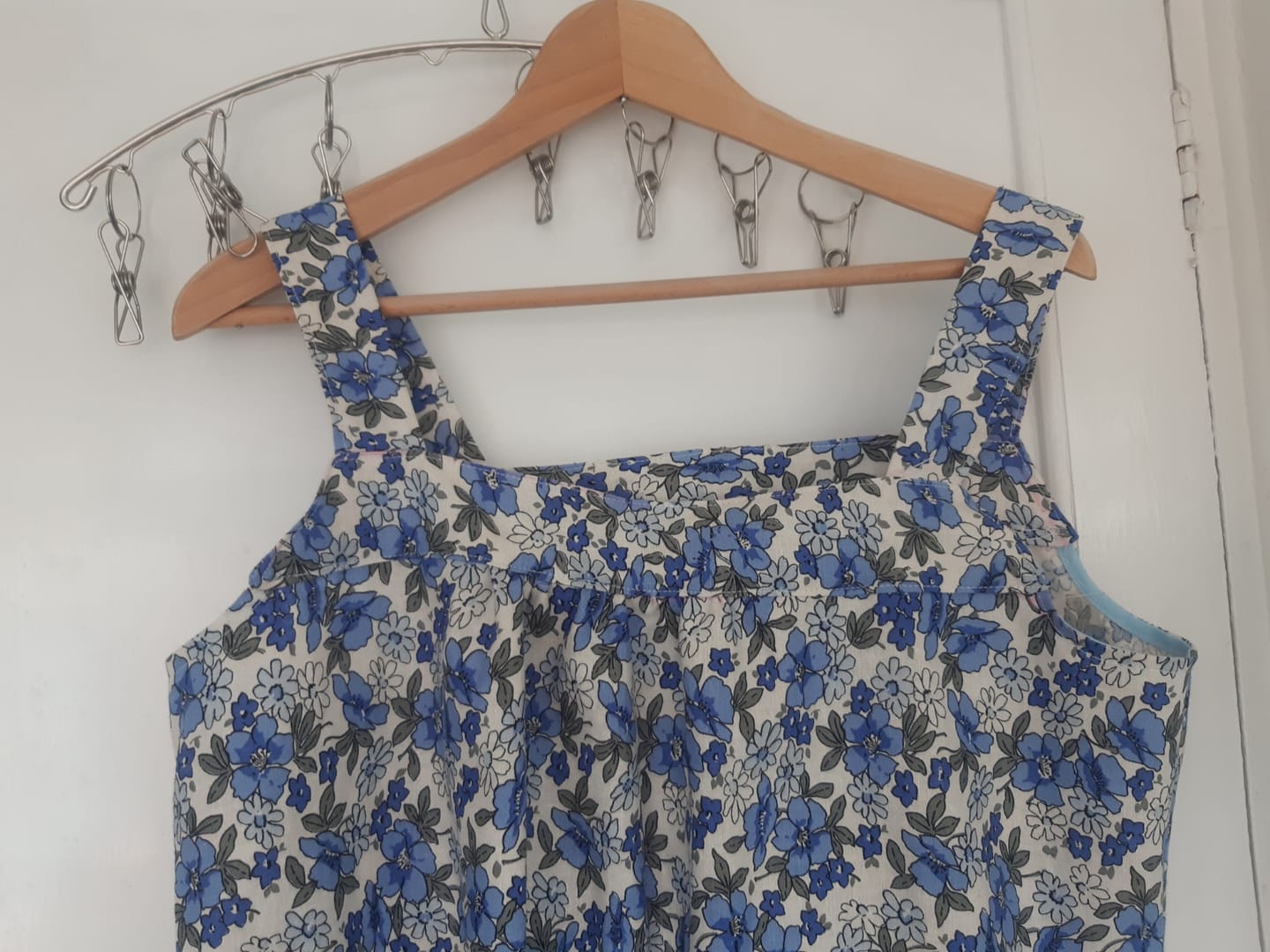 Customer photo review of Drawn Meadows Cotton Linen Fabric