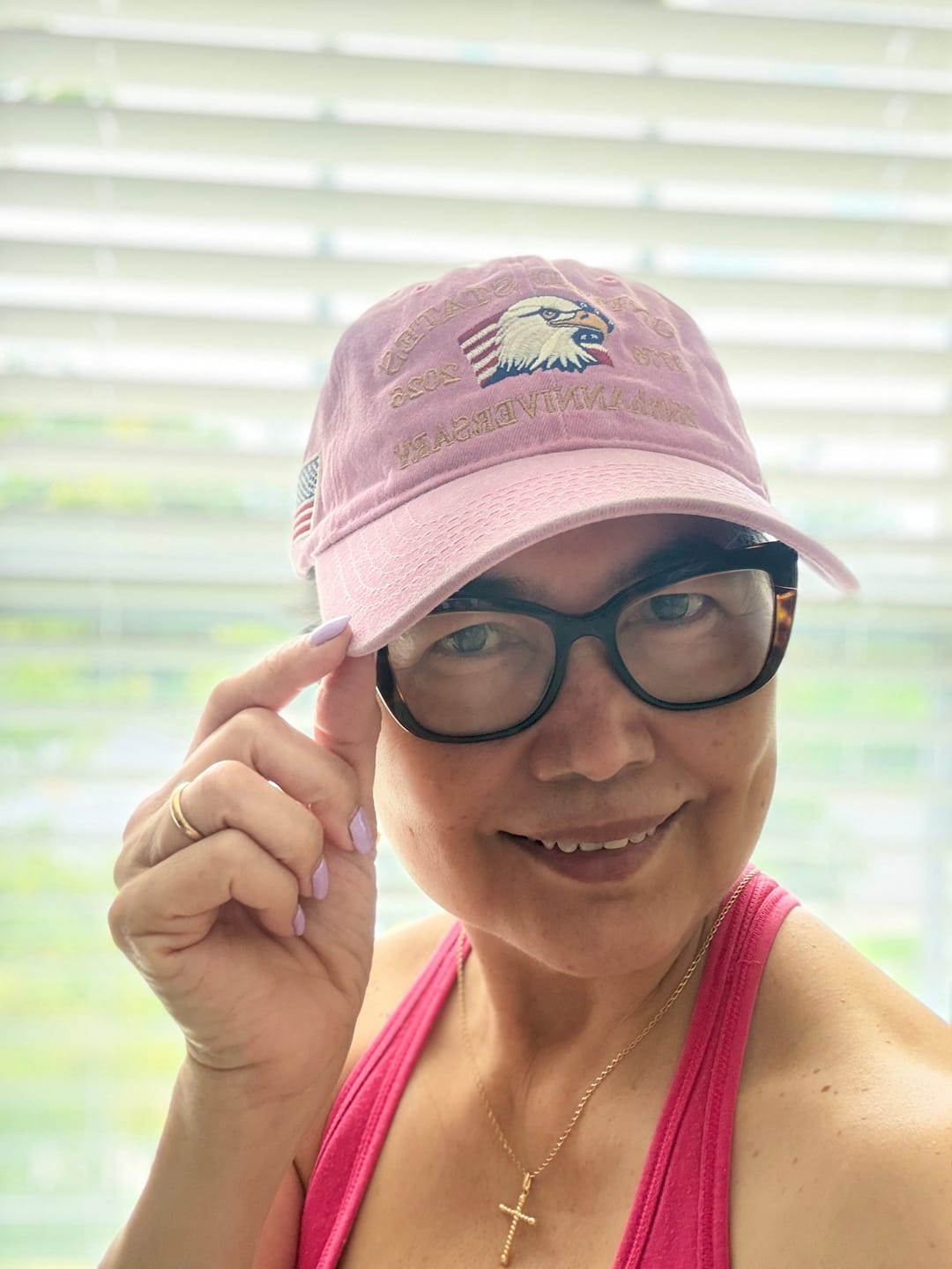 Customer photo review of Exclusive USA 250th Anniversary Eagle Cap (1776–2026) —  Embroidered
