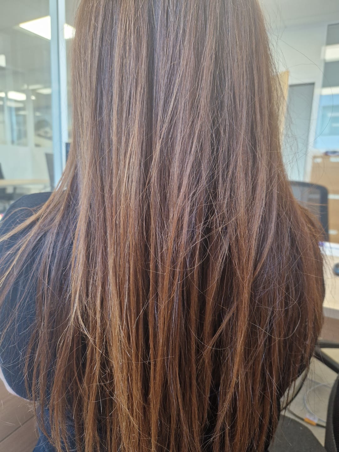 Customer photo review of Brasilianische Haarglättung Secrets Black Pearl ohne Formaldehyd