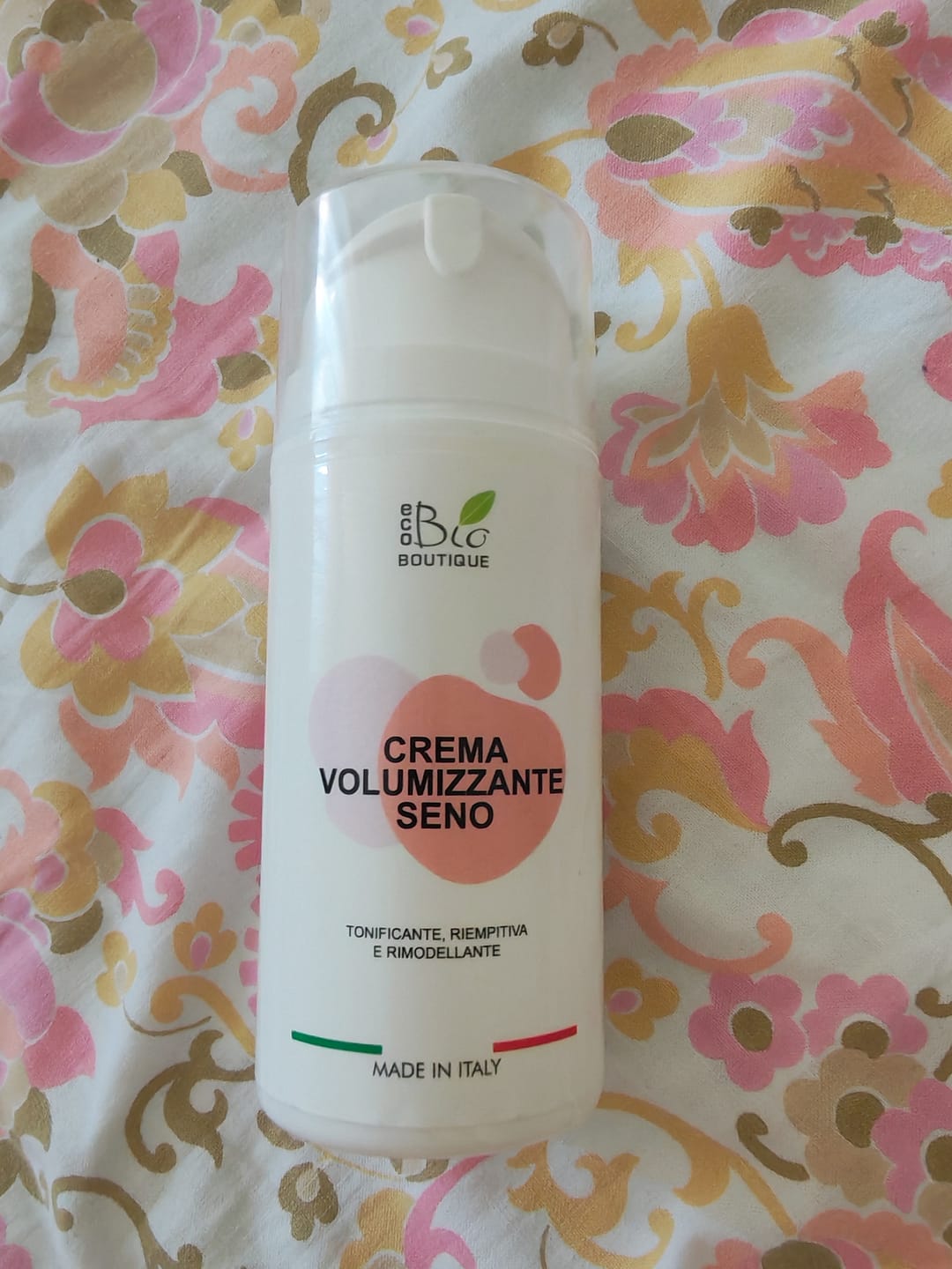 Customer photo review of Crema Volumizzante Seno