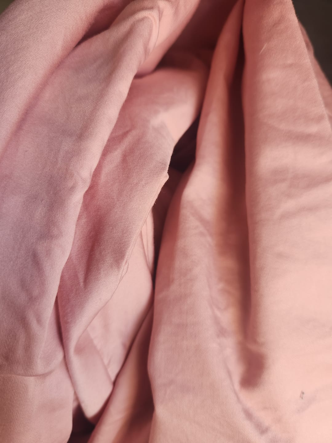 Customer photo review of ציפה לשמיכה פרימיום כותנה 300 - Pink