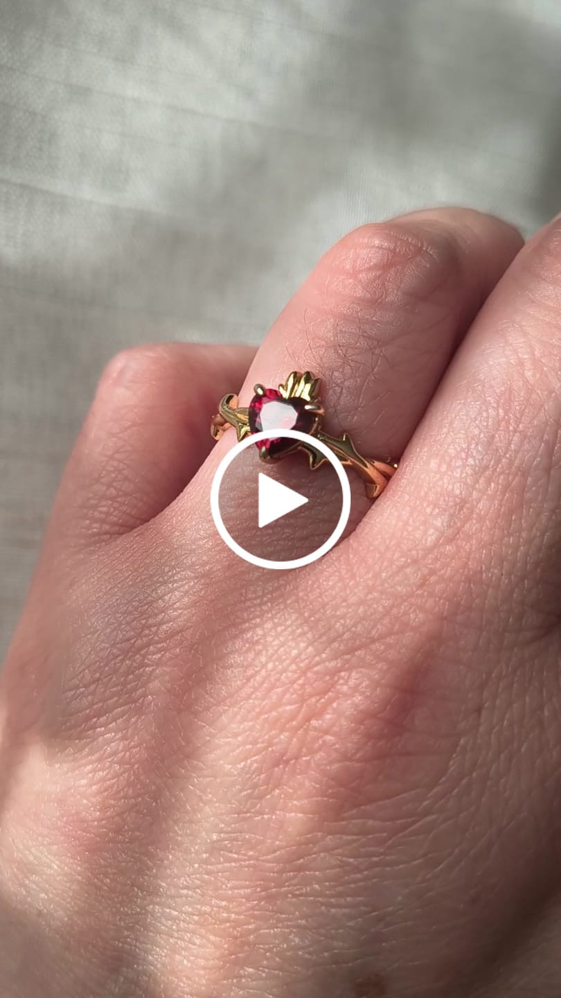 Customer video review of Sacred Heart Ring