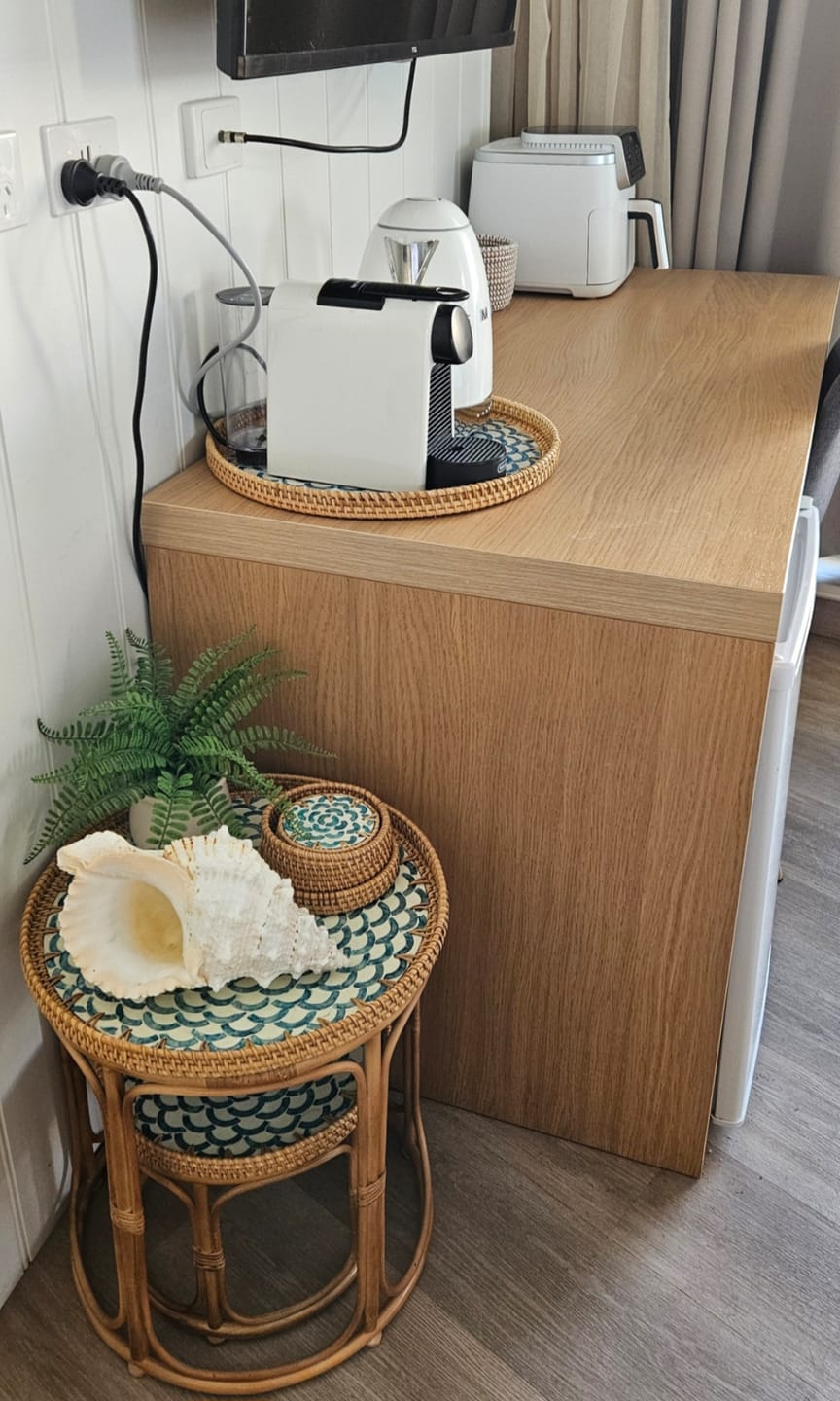 Customer photo review of Bloom Rattan Table Set