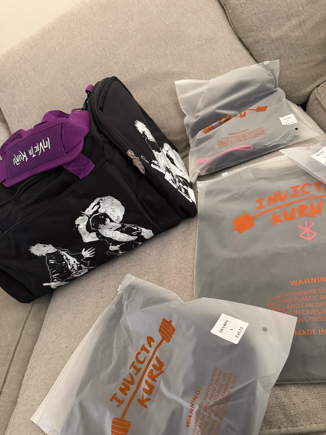 Customer photo review of Sorcerers Duffel Bag