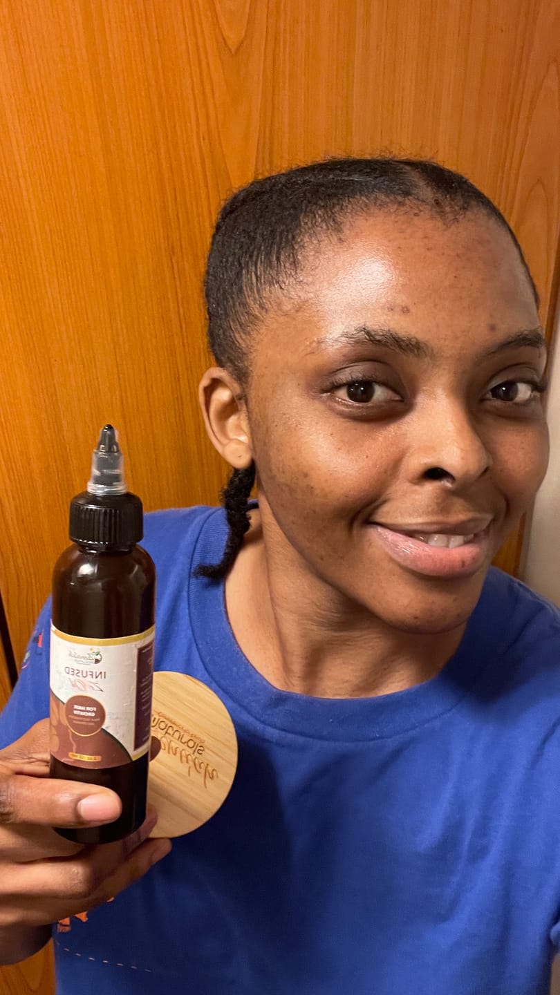 Customer photo review of Keep Your Length Bundle
