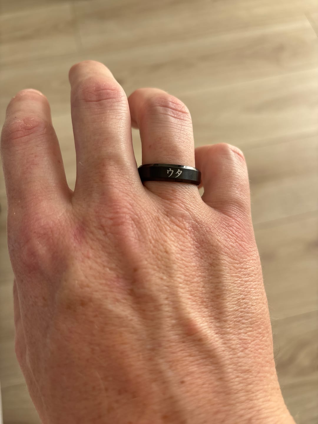 Customer photo review of Anneau Personnalisé Japonais