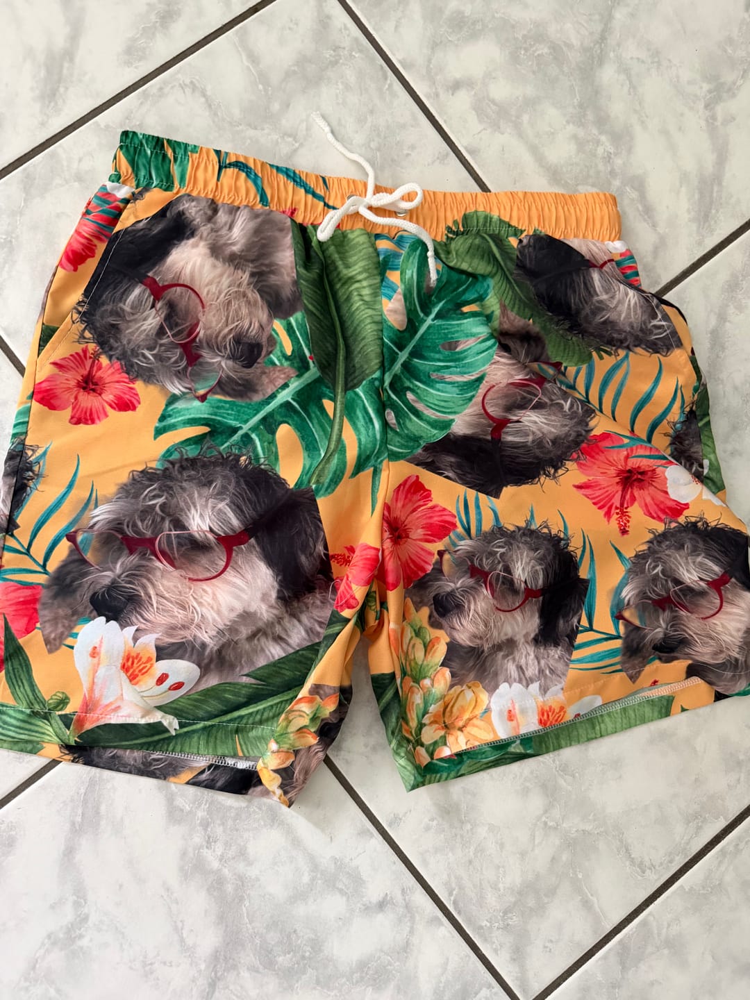 Customer photo review of Personalisierte Badehose - Dein Foto