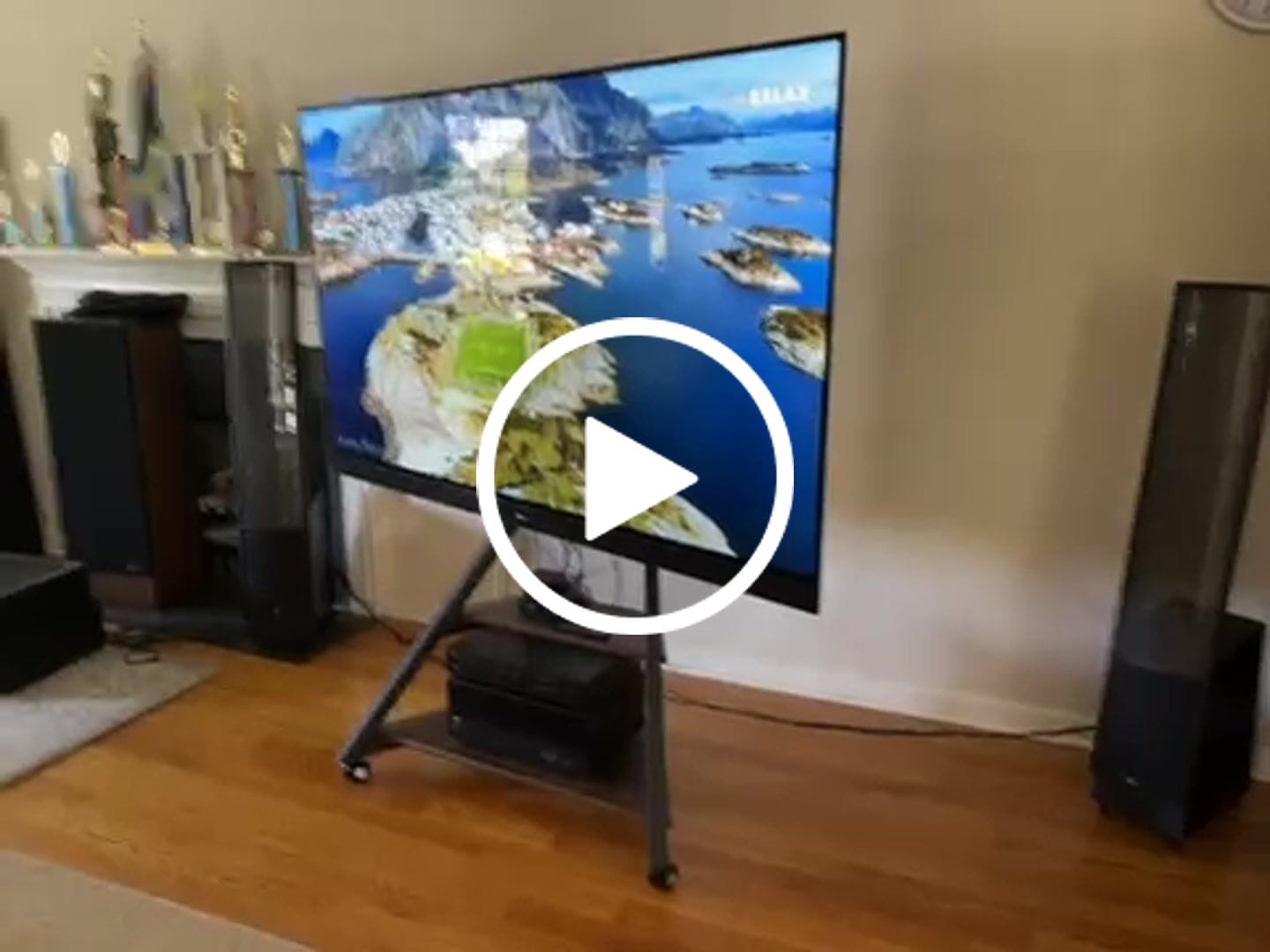 Customer video review of Eiffel V2 FT88 TV Stand