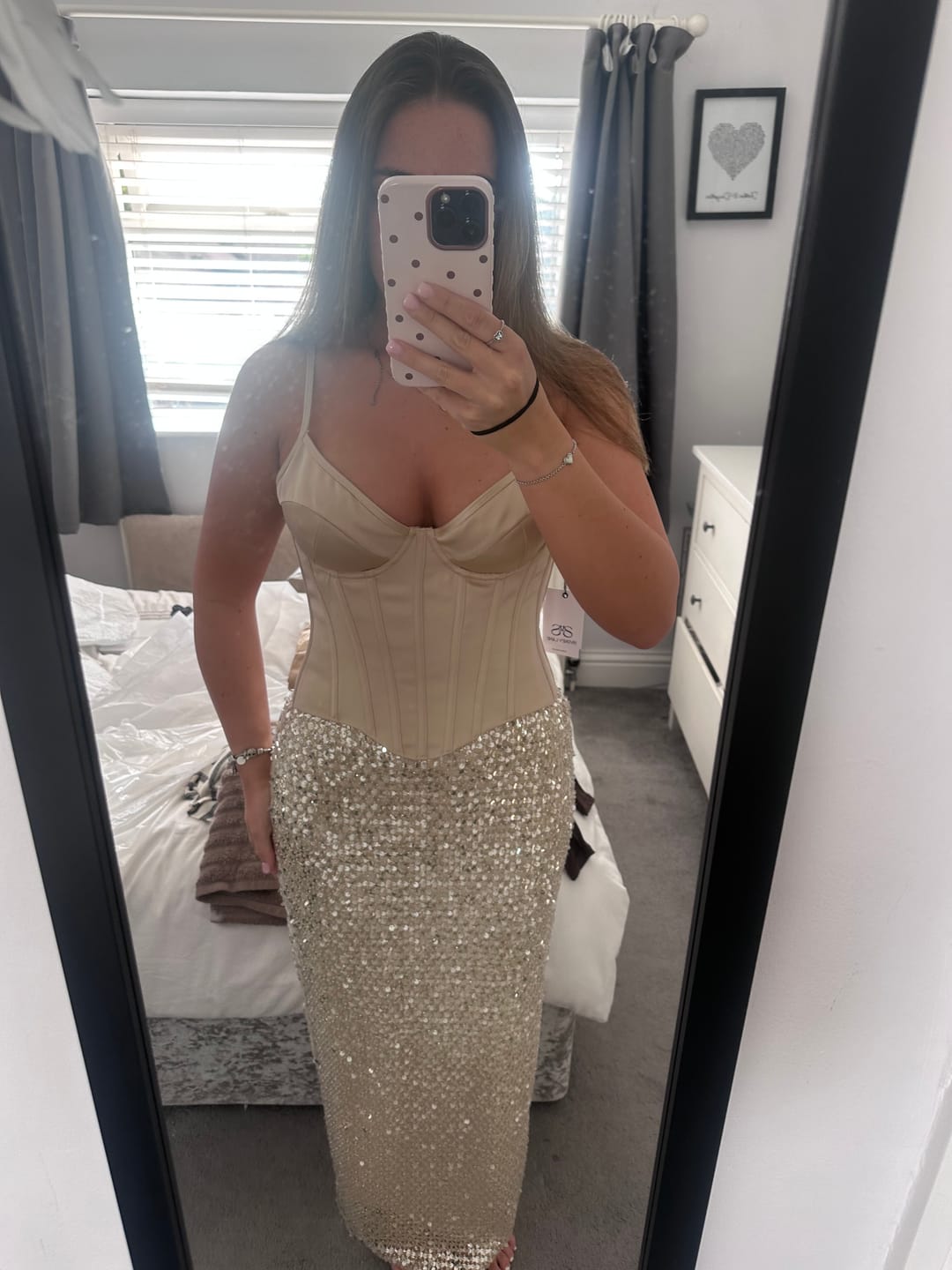 Customer photo review of CRYSTAL QUARTZ MAXI SKIRT