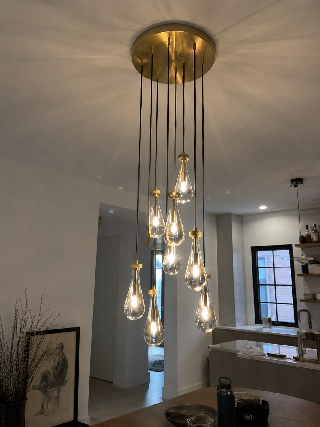 Customer photo review of Raindrop Round Chandelier