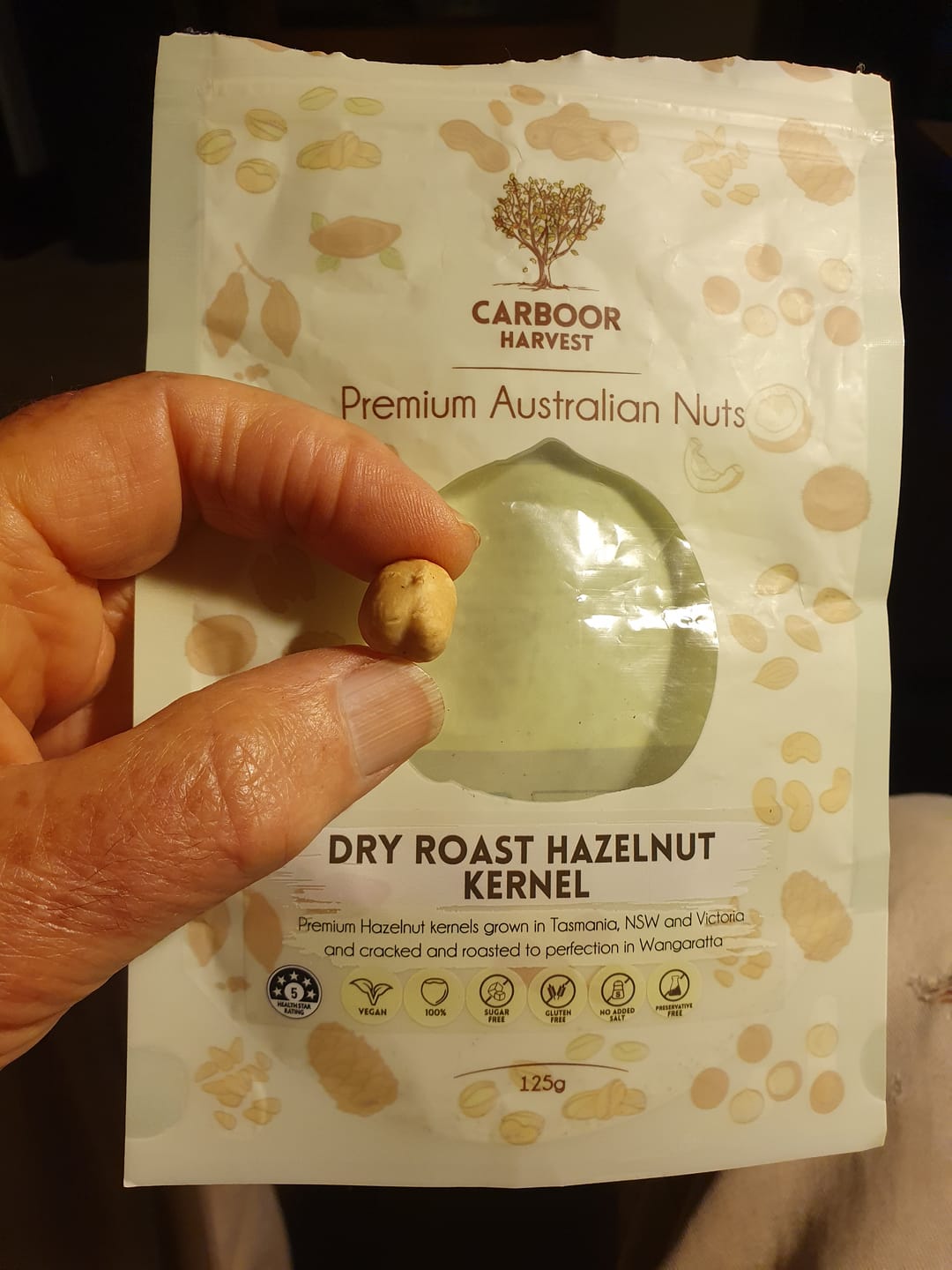 Customer photo review of Roast Flavoured Hazelnuts