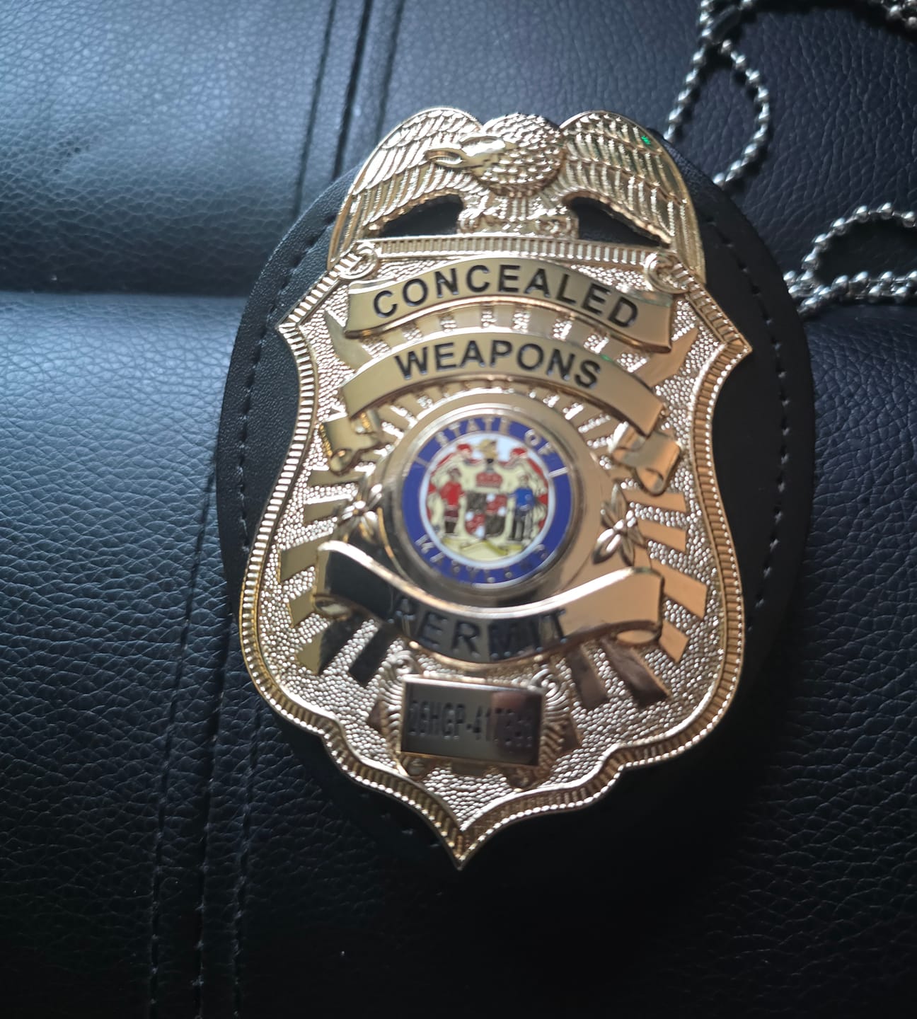 Customer photo review of Customizable Badge MA25