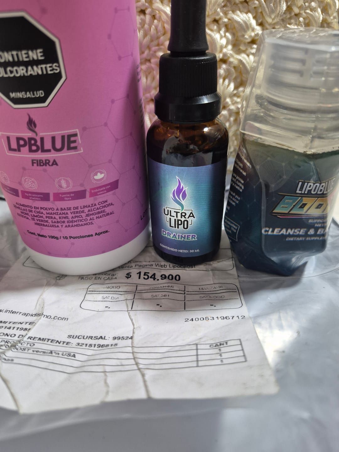 Customer photo review of LipoBoost Nueva Fórmula ELIGE TU PACK