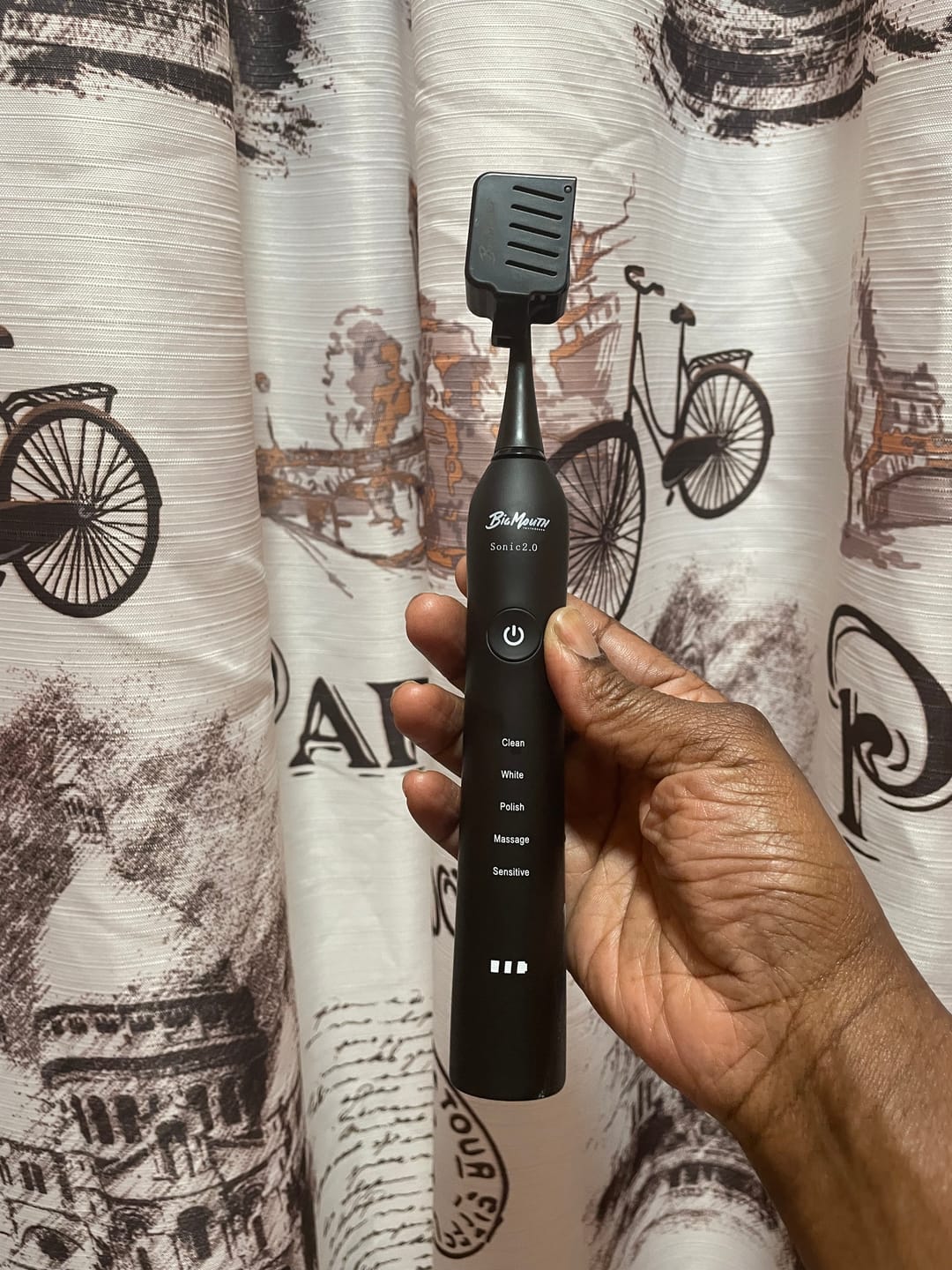 Customer photo review of Big Mouth Sonic Toothbrush 2.0