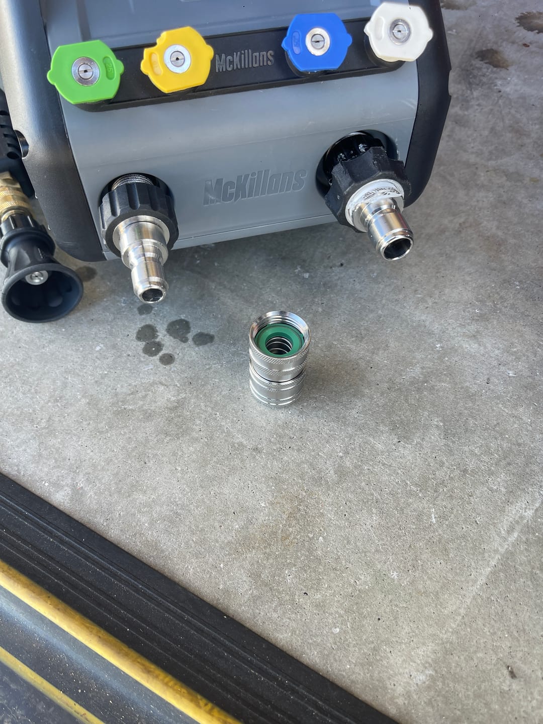 Customer photo review of Stainless Quick Connect Kit