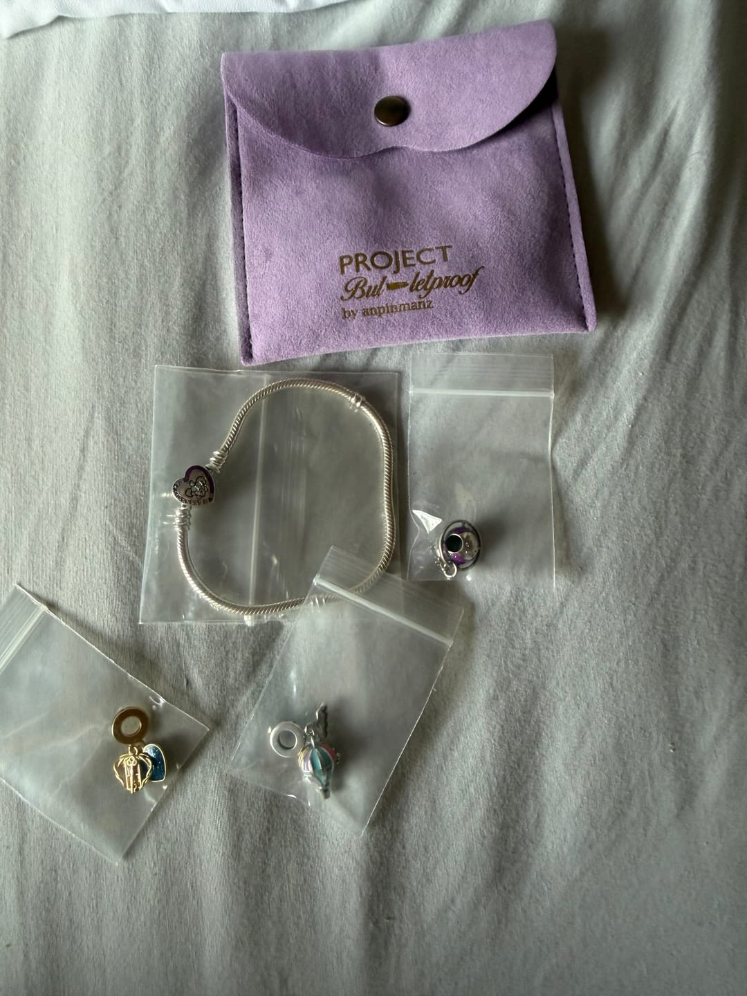 Customer photo review of Project Bulletproof clasp bracelet