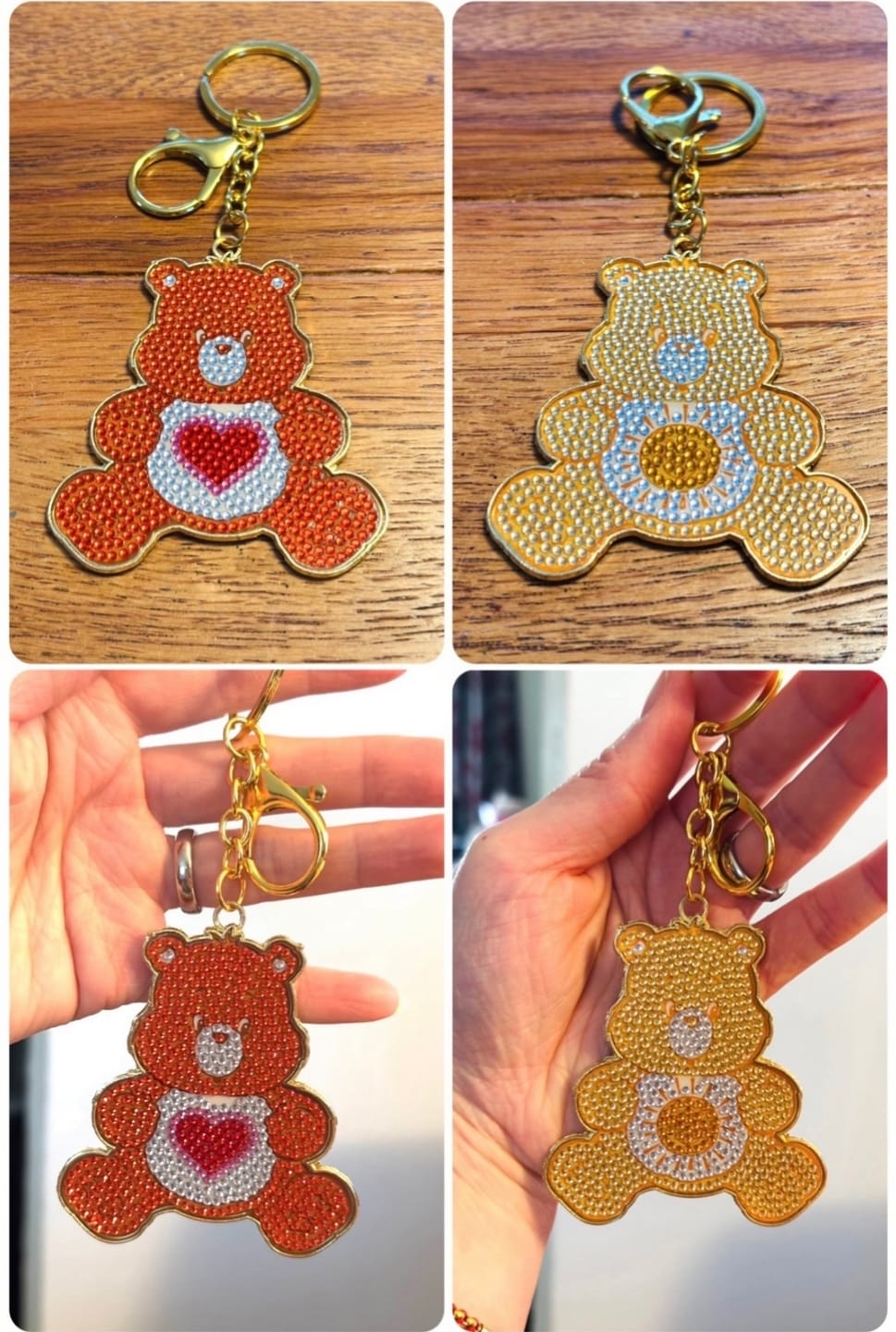 Customer photo review of Care Bears Crystal Art Keyring - Blind Bag