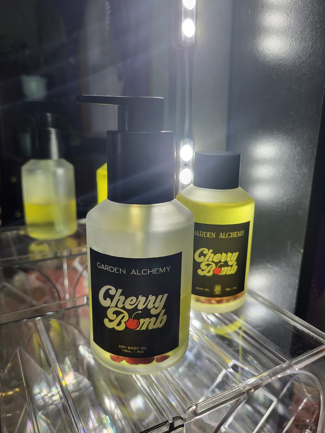 Customer photo review of CHERRY BOMB BODY OIL