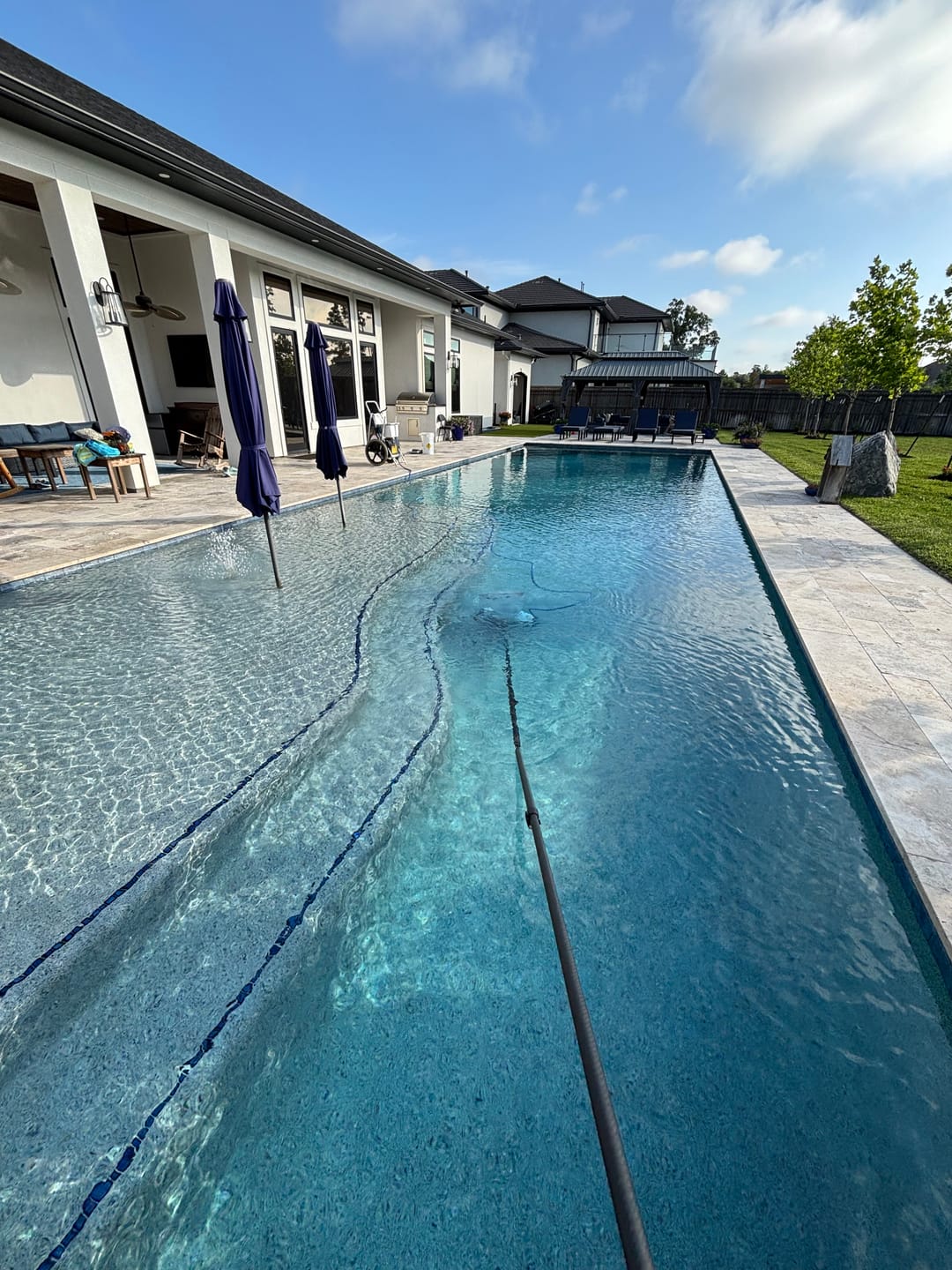 Customer photo review of HyperPole / Carbon Only Swimming Pool pole