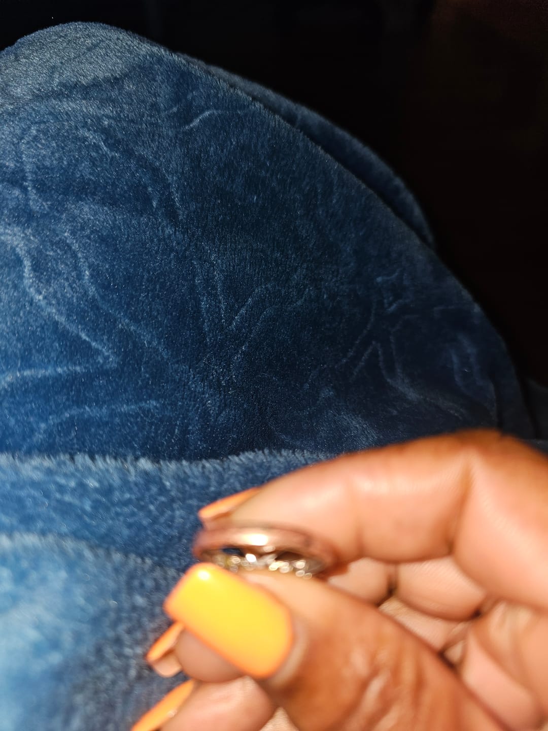 Customer photo review of Personalized Infinity Birthstone Ring - Custom Jewelry for Women