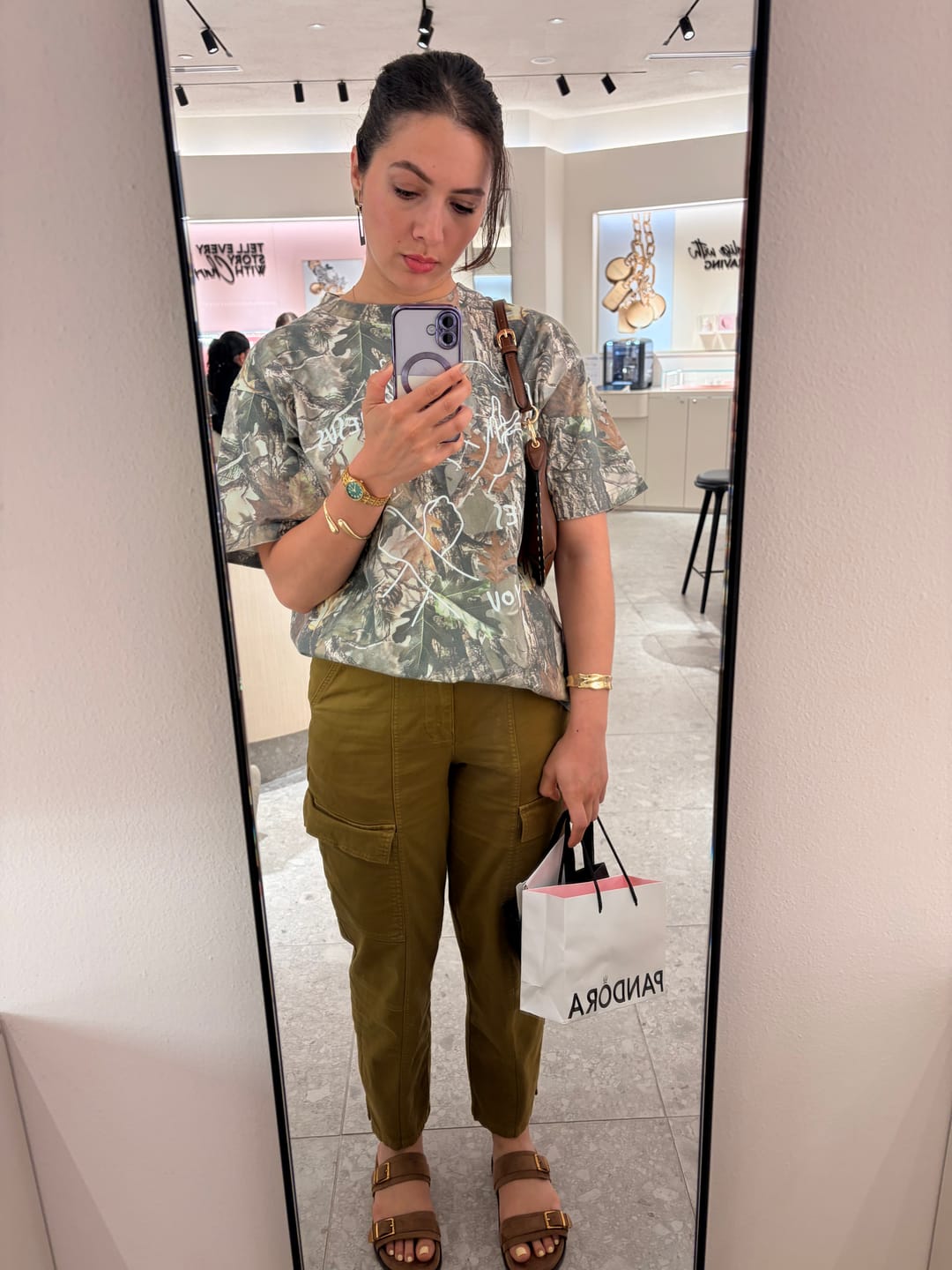 Customer photo review of JESUS LOVES YOU ASL T-SHIRT