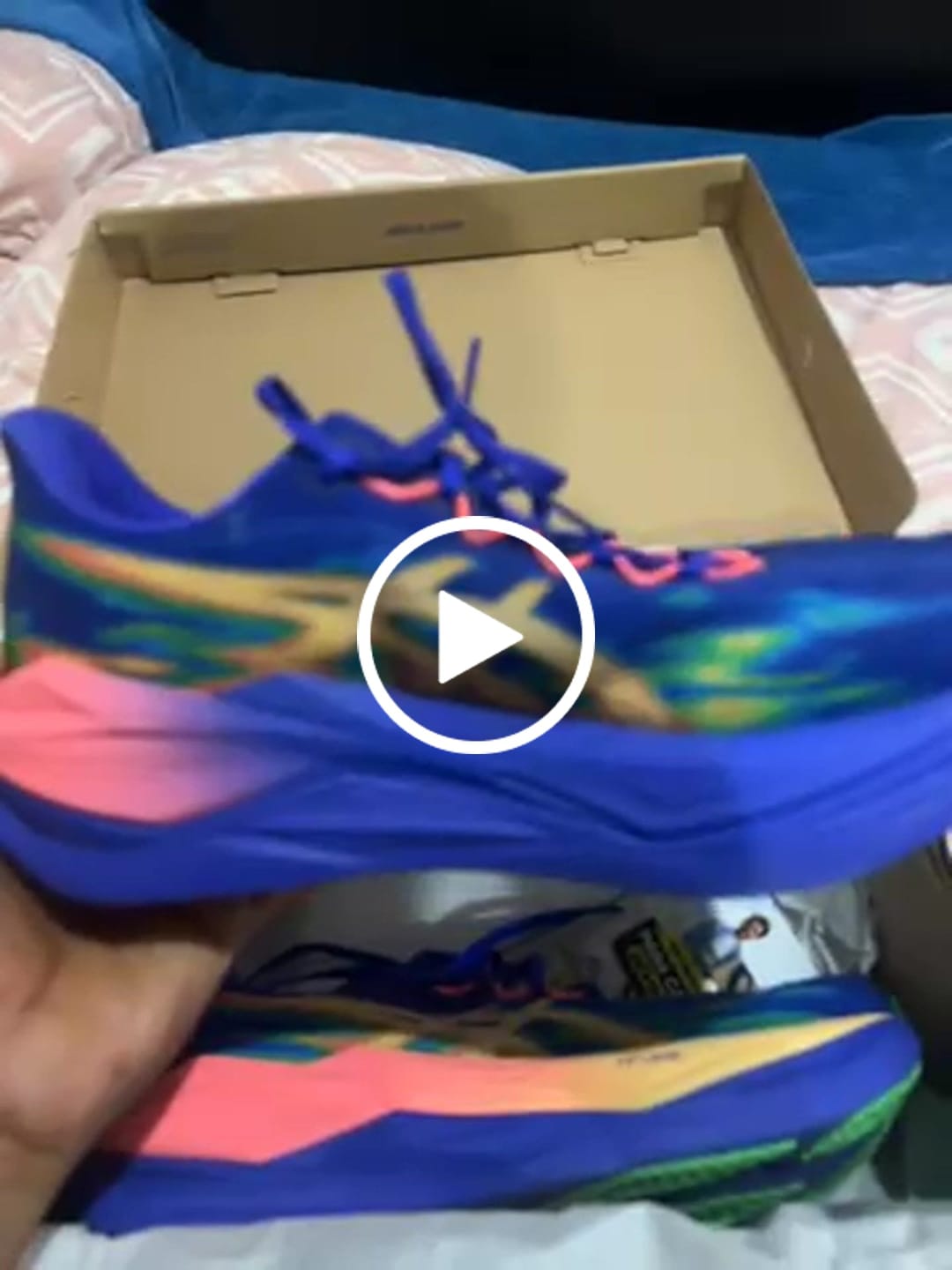 Customer video review of Asics Superblast 3 Unisex Cobalt Burst Light Orange