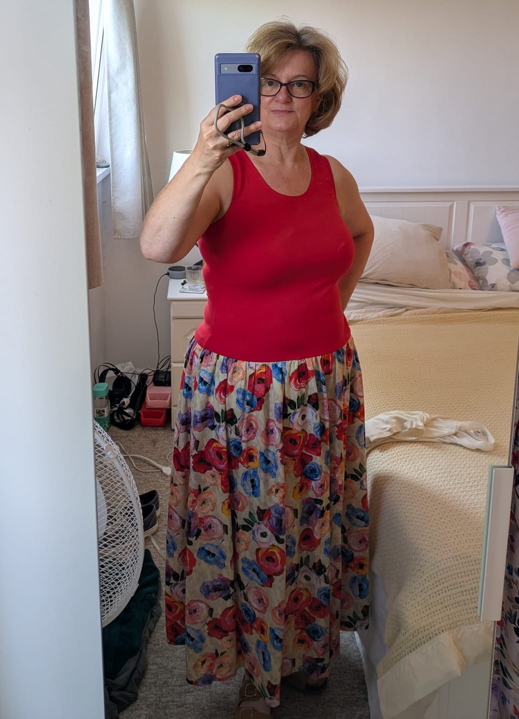 Customer photo review of Plain Cotton Jersey Fabric