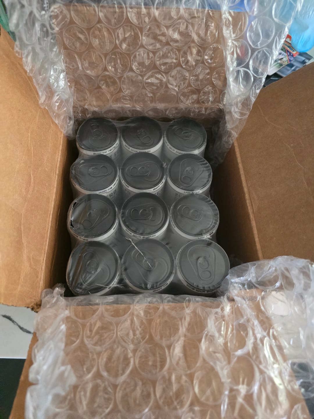 Customer photo review of ZERO FG Energy Drinks