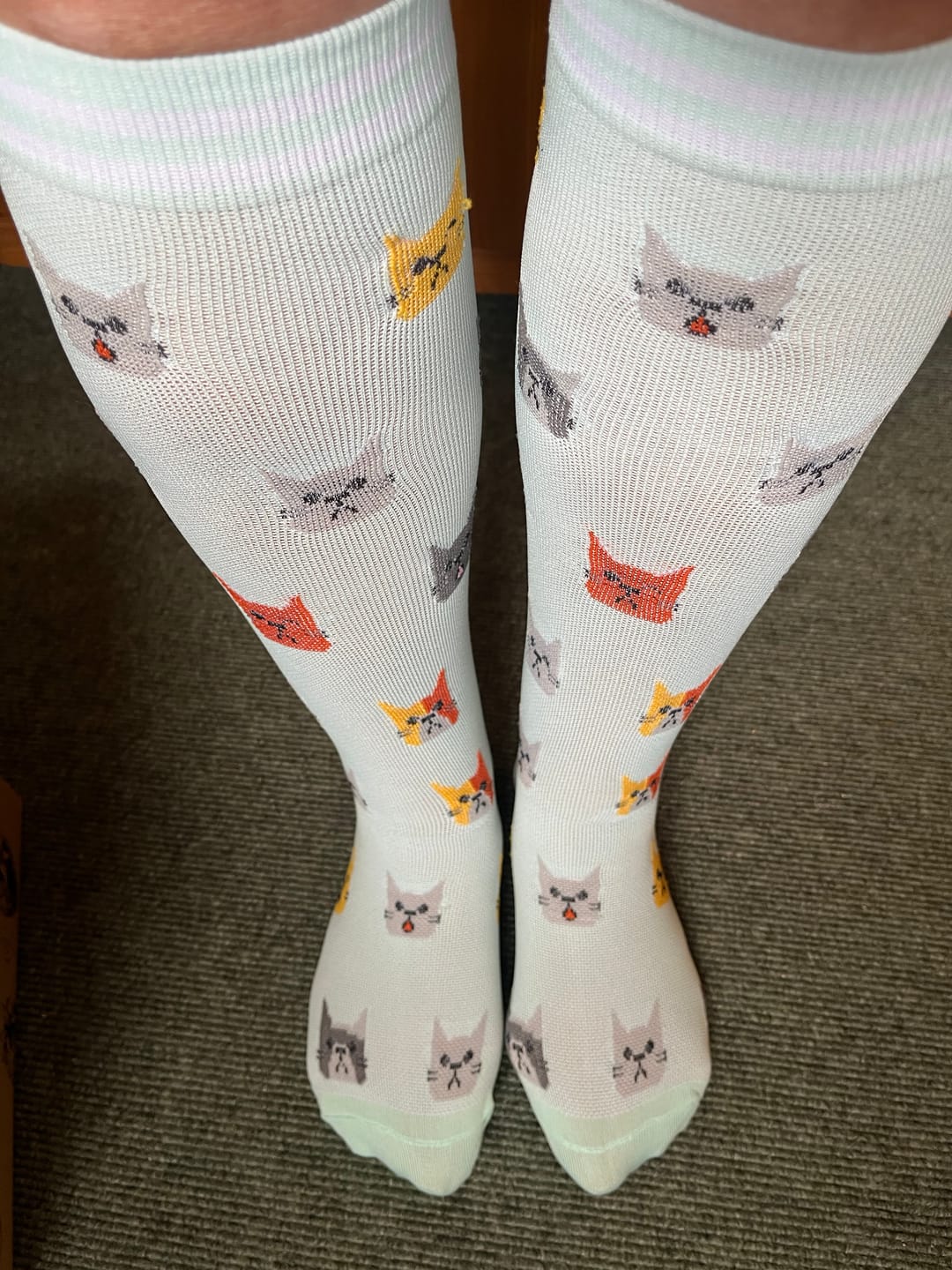 Customer photo review of Orthopädische Kompressionsstrümpfe Colorful