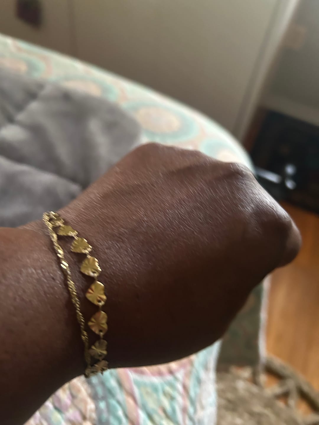 Customer photo review of Starlight Heart Chain Bracelet