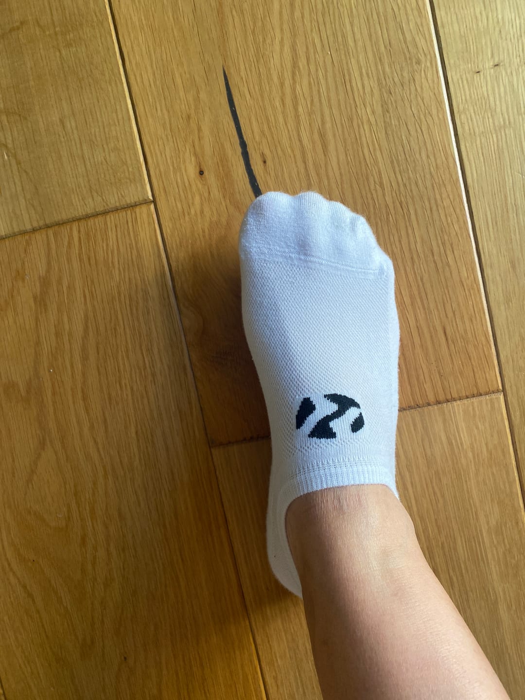 Customer photo review of 8-PACK NO SHOW SOCKS